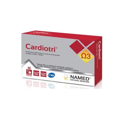 Named Cardiotri integratore di acidi grassi Omega 3 30 capsule softgel
