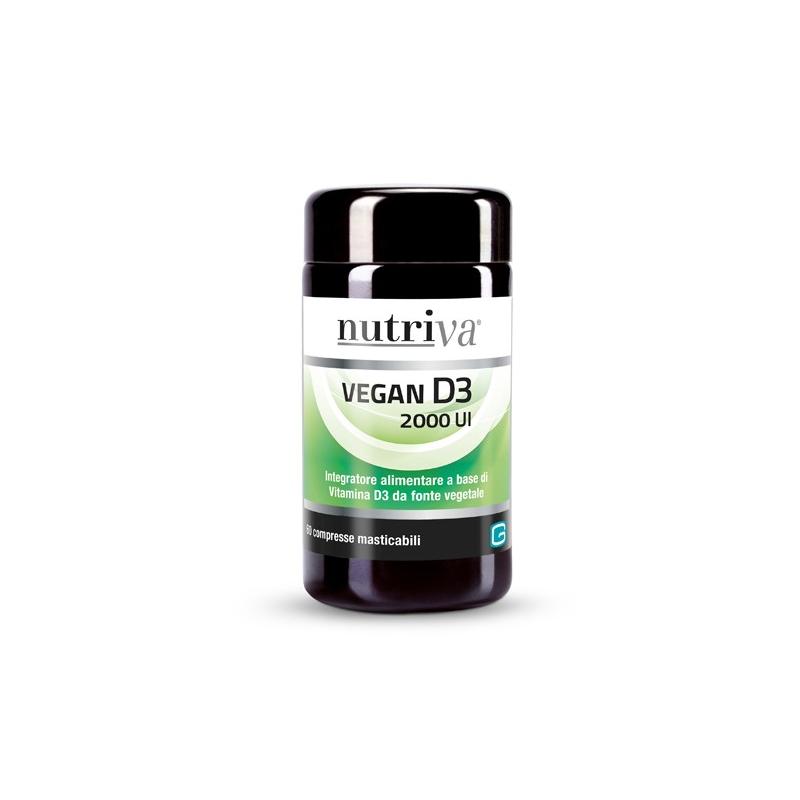 Cabassi e Giuriati Nutriva Vegan D3 60 Compresse Integratore Vitamina D3