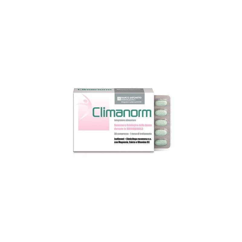 Marco Antonetto Climanorm integratore per menopausa 30 compresse