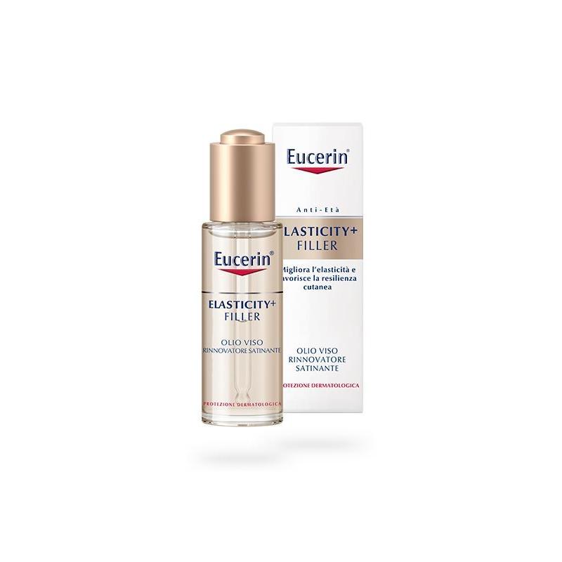 Eucerin Elasticity e Filler 30 ml Olio Viso Rinnovatore Satinante