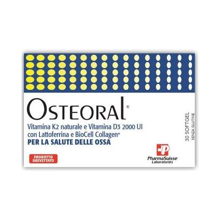 Pharma Suisse Osteroal 30 Capsule Integratore Per Le Ossa