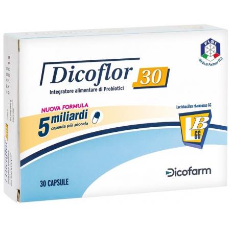 Dicofarm Dicoflor 30 30 Capsule Integratore Equilibrio Flora Batterica