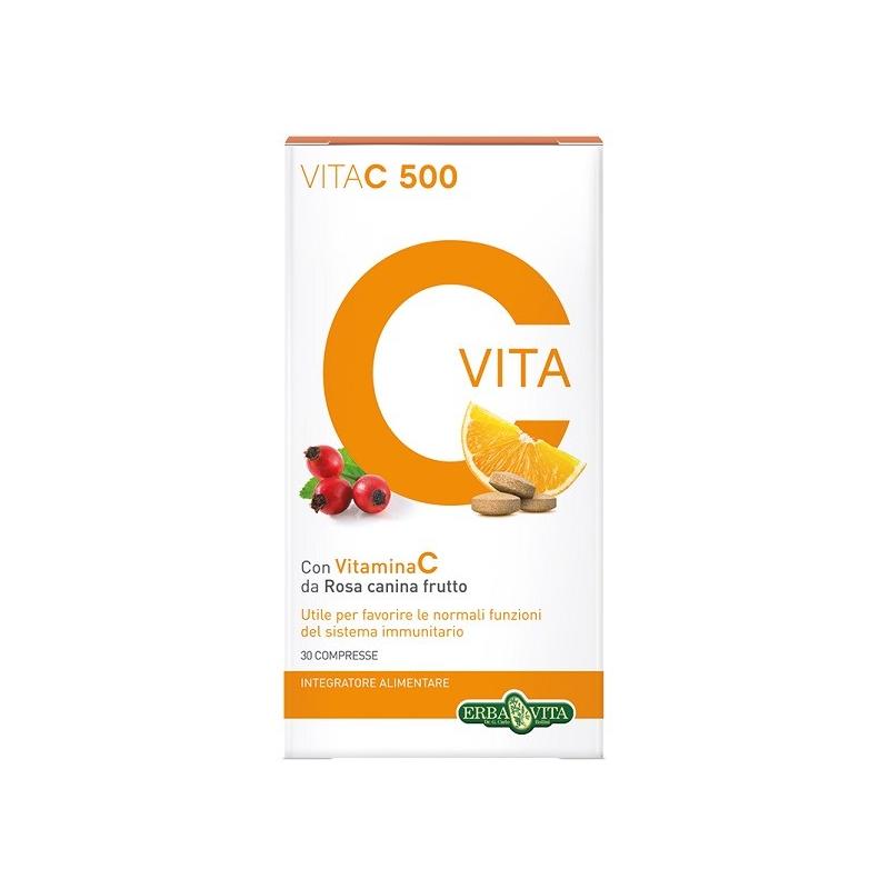 Erba Vita Group Vita C 500 integratore difese immunitarie 30 compresse