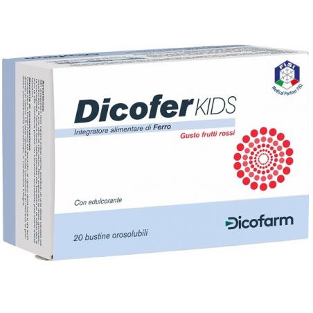 Dicofarm Dicofer Kids 20 Bustine Orosolubili Integratore Forma Fisica E Mentale
