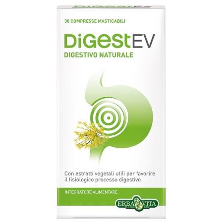 Erba Vita Group Digest- Ev integratore per l'intestino 30 tavolette