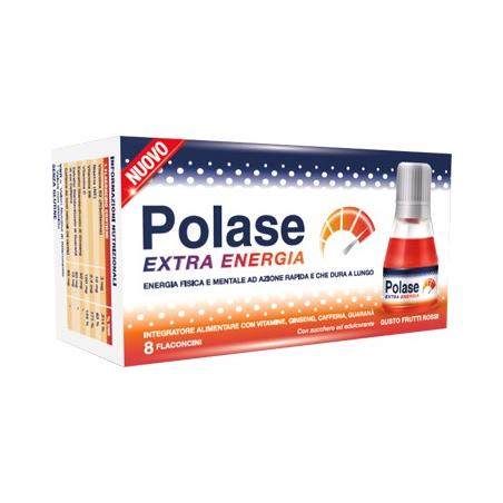 Polase Extra Energia integratore alimentare 8 flaconcini