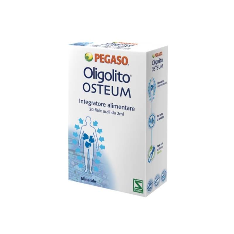 Pegaso Oligolito Osteum 20 Fiale x 2 ml Integratore per benessere organismo