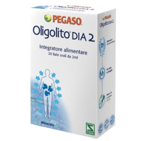 Pegaso Oligolito Dia2 preparazione alimentare 20 fiale x 2 ml