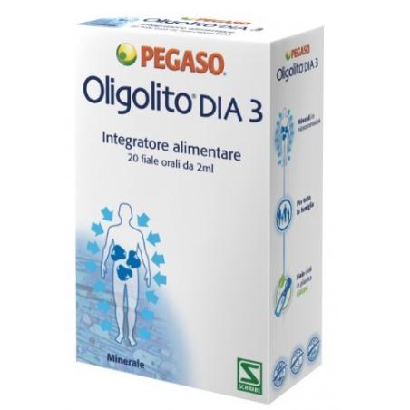 Pegaso Oligolito Dia3 preparazione alimentare 20 fiale da 2 ml