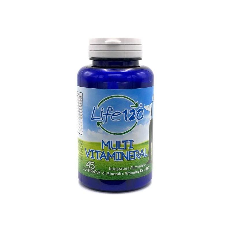 Life 120 Multivitamineral integratore di vitamine e minerali 45 compresse