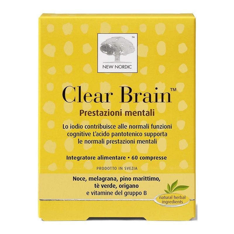 New Nordic Clear Brain integratore per la memoria 60 compresse