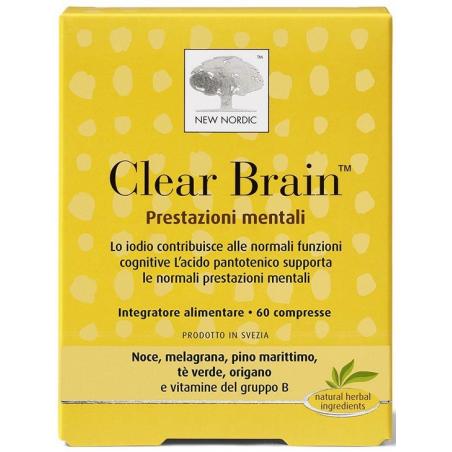 New Nordic Clear Brain integratore per la memoria 60 compresse