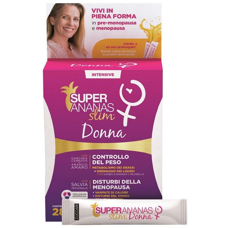 Zuccari Super Ananas Slim Donna Integratore Drenante 28x10ml