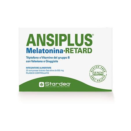 Stardea Ansiplus Melatonina Retard 20 Compresse Integratore per il sonno