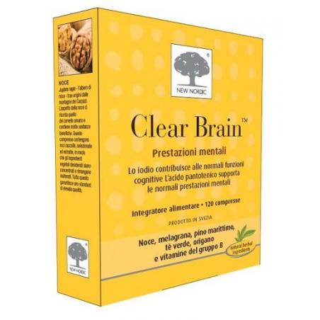 New Nordic Clear Brain integratore per la memoria 120 compresse