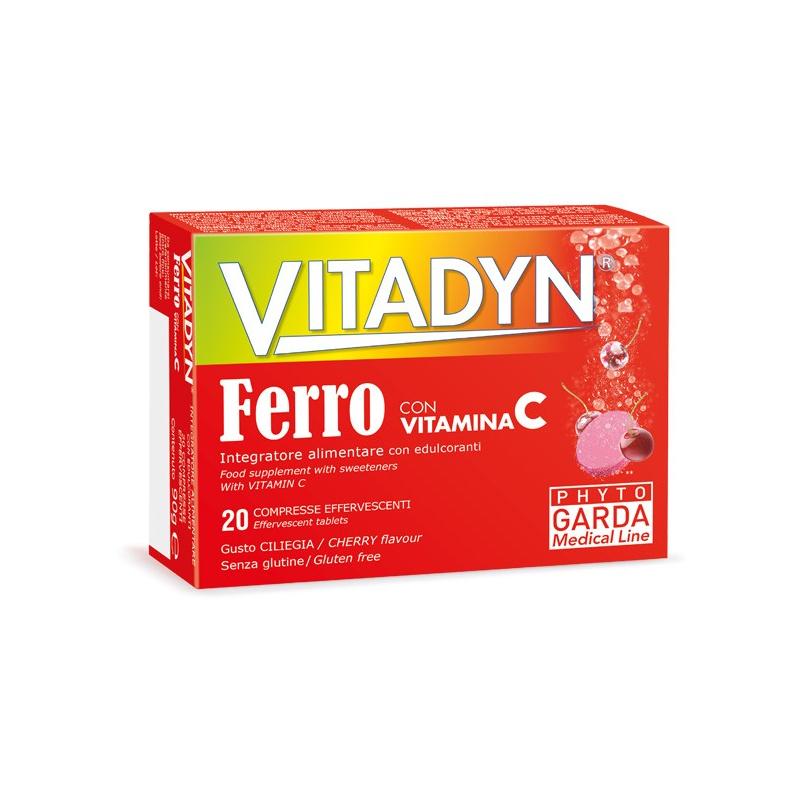 Phyto Garda Vitadyn ferro + vitamina C integratore alimentare 20 compresse Phyto Garda Vitadyn ferro + vitamina C integratore alimentare 20 compresse