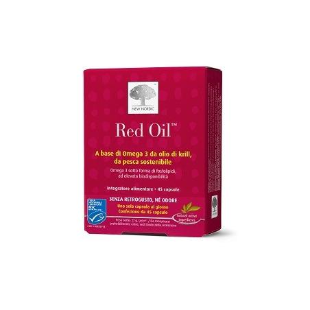 New Nordic Red Olio di Krill integratore omega 3 45 compresse