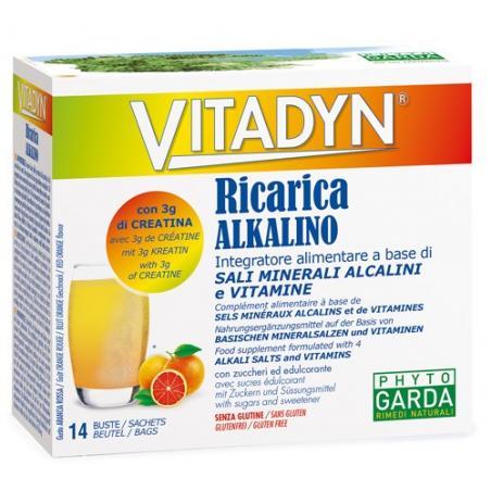 Phyto Garda Vitadyn Ricarica Alkalino integratore vitaminico e minerale 14 bustine