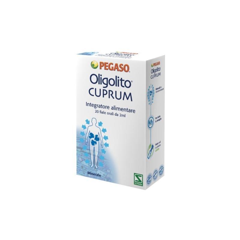 Pegaso Oligolito Cuprum 20 fiale x 2 ml Preparazione alimentare