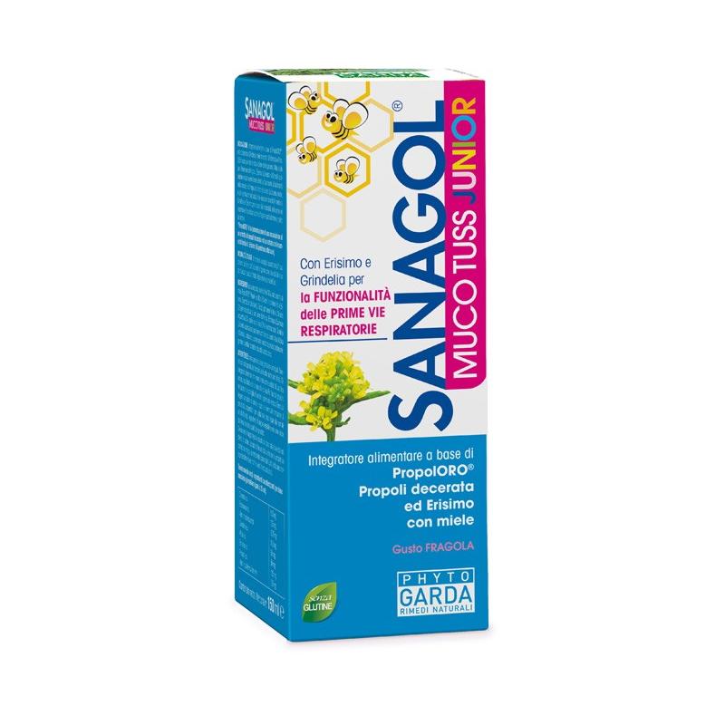 Phyto Garda Sanagol Muco Tuss Junior 150 ml Integratore per benessere della gola