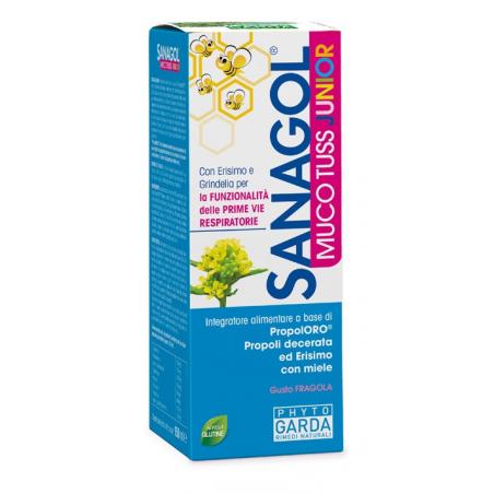 Phyto Garda Sanagol Muco Tuss Junior 150 ml Integratore per benessere della gola