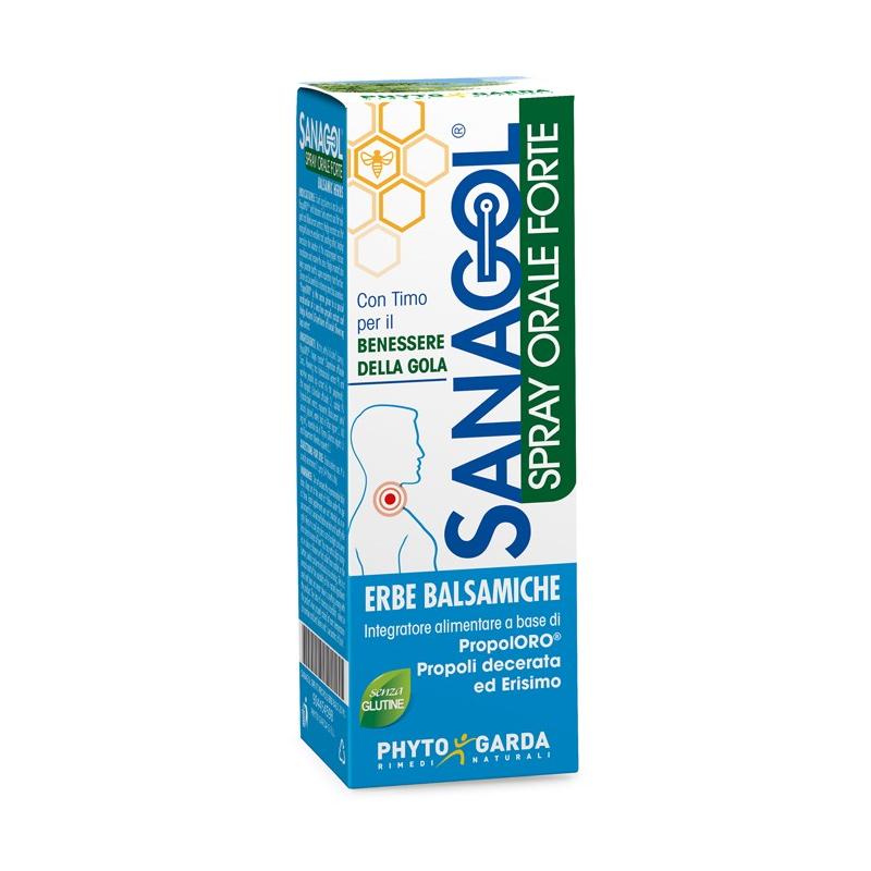 Phyto Garda Sanagol Spray Forte 20 ml Spray benessere gola gusto erbe balsamiche