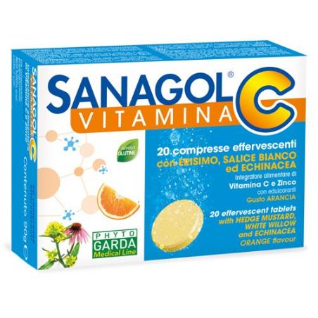 Phyto Garda Sanagol Vitamina C 20 Compresse Integratore vie respiratorie