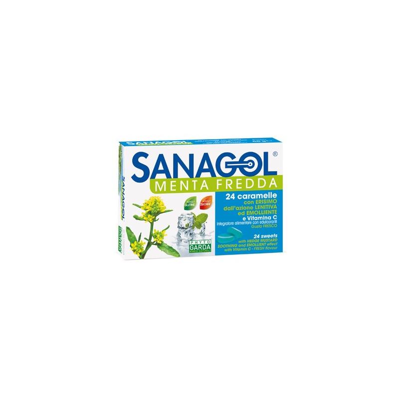 Phyto Garda Sanagol 24 Caramelle per la gola gusto menta fredda