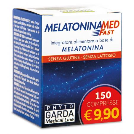 Phyto Garda Melatonina Med Fast 150 Compresse Integratore sonno