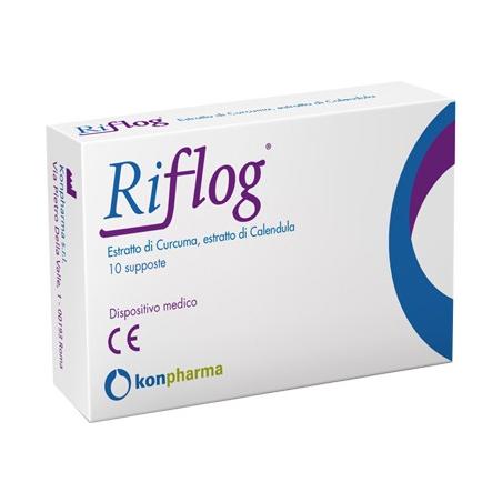 Konpharma Riflog Estratto Di Curcuma E Calendula 10 Supposte