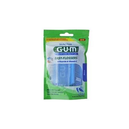GUM EASY FLOSSERS FORCEL 30PZ