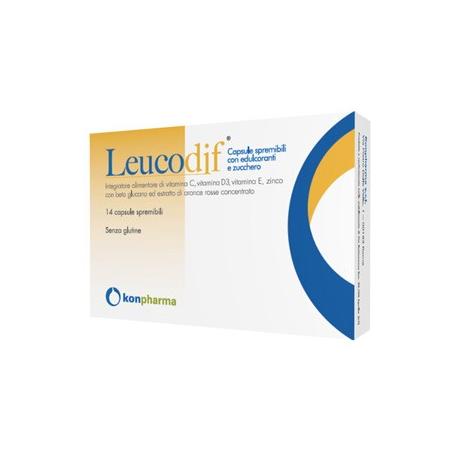 Konpharma Leucodif 14 Capsule Integratore Sistema Immunitario