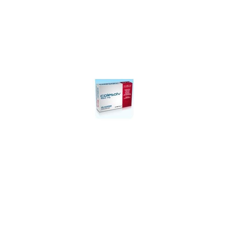 Glauber PharmGlauber Pharma Colesolv 950 mg integratore alimentare 30 compresse