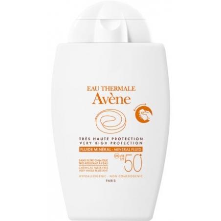 Avène Fluido Minerale Solare Viso Protezione Solare SPF 50+ 40 ml