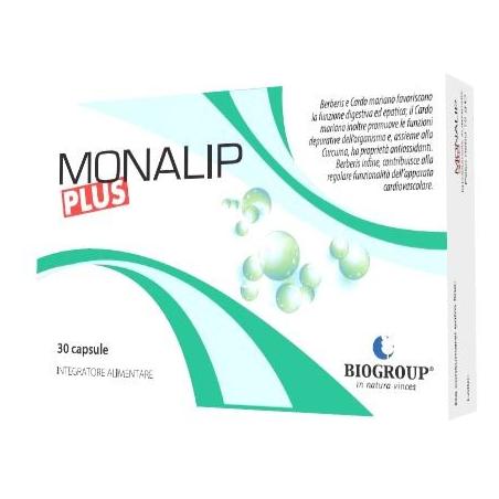 Biogroup Monalip Plus Integratore Alimentare 30 Capsule