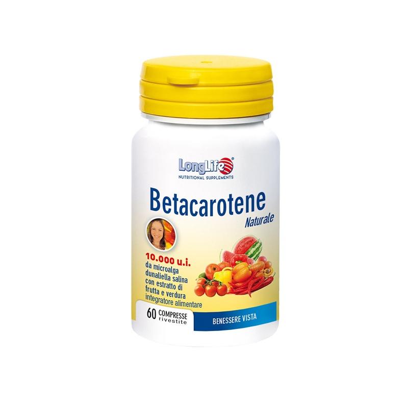 Longlife Betacarotene Integratore per l'Abbronzatura 60 Tavolette