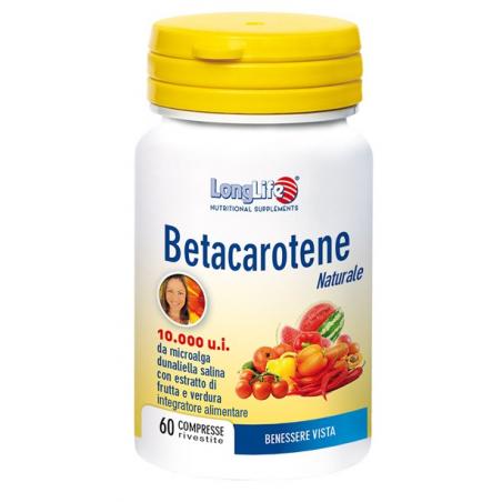 Longlife Betacarotene Integratore per l'Abbronzatura 60 Tavolette