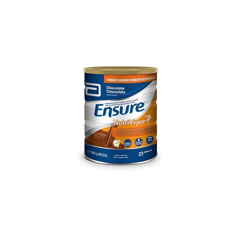 Abbott Ensure Nutrivigor Integratore per la Salute di Ossa e Muscoli Gusto Cioccolato 850g