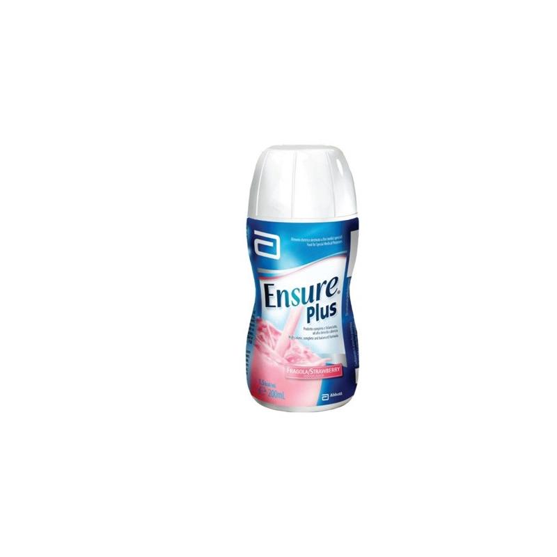 Abbott Ensure Plus Alimento Ipercalorico Gusto Fragola 4x200ml