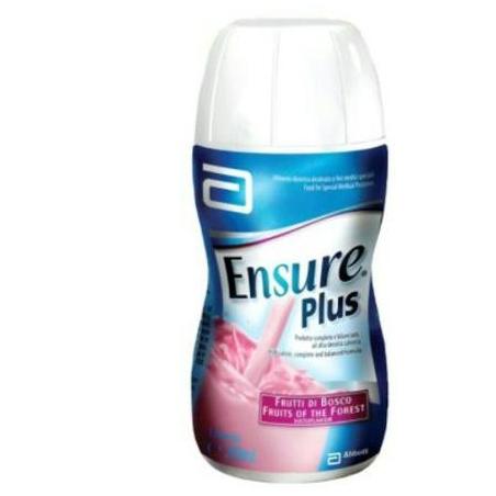 Abbott Ensure Plus Alimento Ipercalorico Gusto Frutti di Bosco 4x200ml