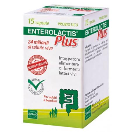 Sofar Enterolactis plus Fermenti Lattici 15 Capsule