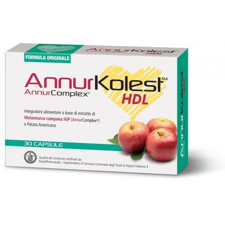 AnnurKolest HDL Integratore per il colesterolo 30 capsule