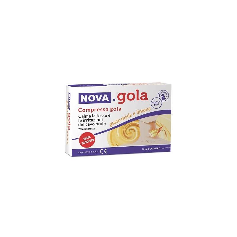 Nova Argentia Nova Gola Miele e Limone Contro la Tosse 20 Capsule