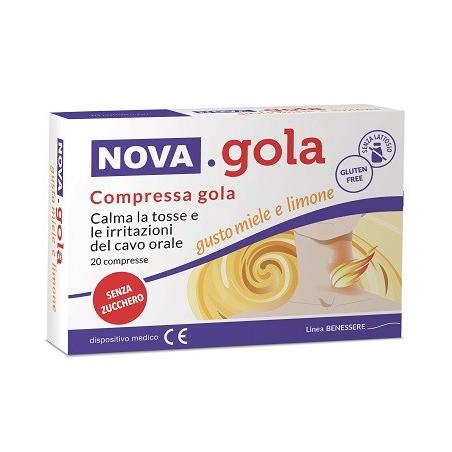 Nova Argentia Nova Gola Miele e Limone Contro la Tosse 20 Capsule