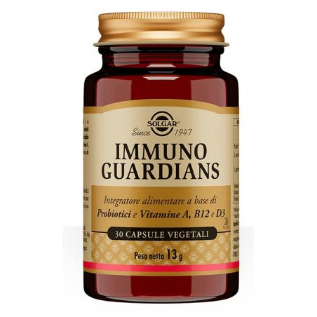 Solgar Immuno Guardians Integratore per il Sistema Immunitario a Base di Probiotici e Vitamine 30 Compresse