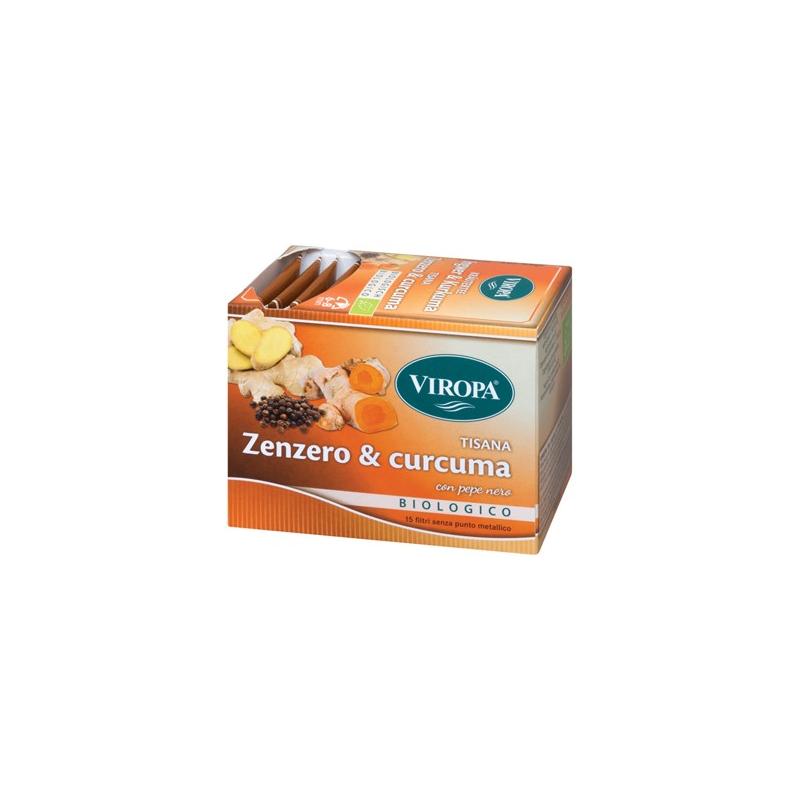 Viropa Zenzero e Curcuma 15 Bustine