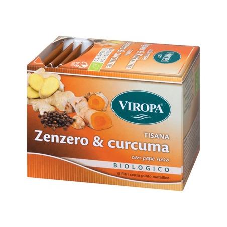 Viropa Zenzero e Curcuma 15 Bustine