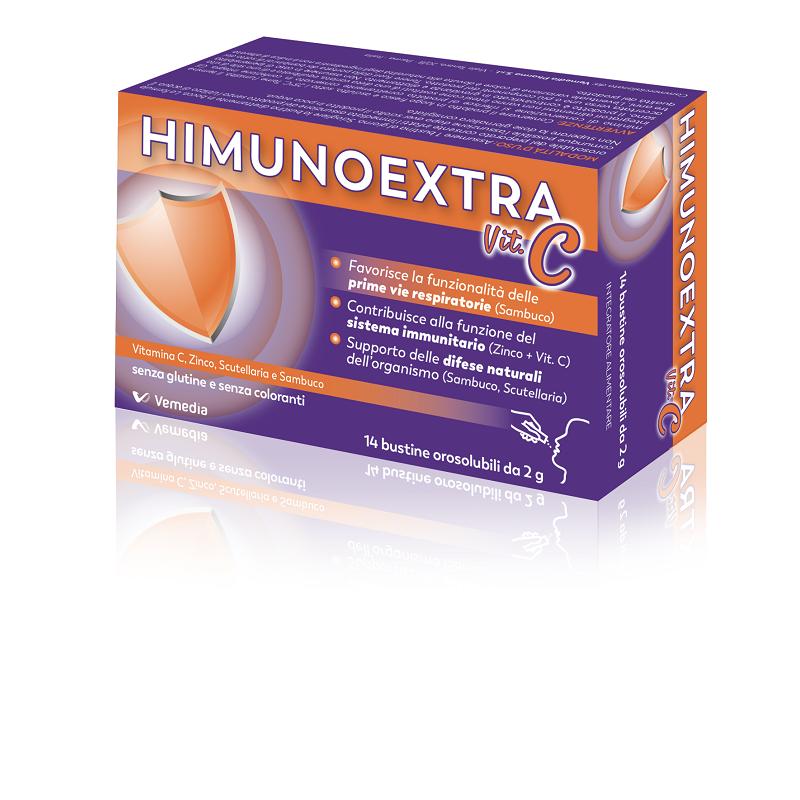 Vemedia Himunoextra Vit C Integratore per le Difese Immunitarie 14 Buste