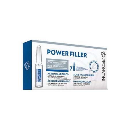 Incarose Power Filler Ialuron siero viso 7 ampolle