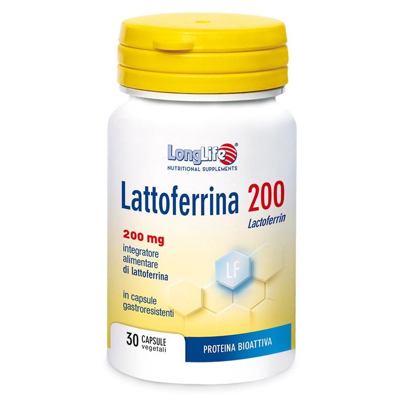 LongLife Lattoferrina 200 integratore per le difese immunitarie 30 capsule